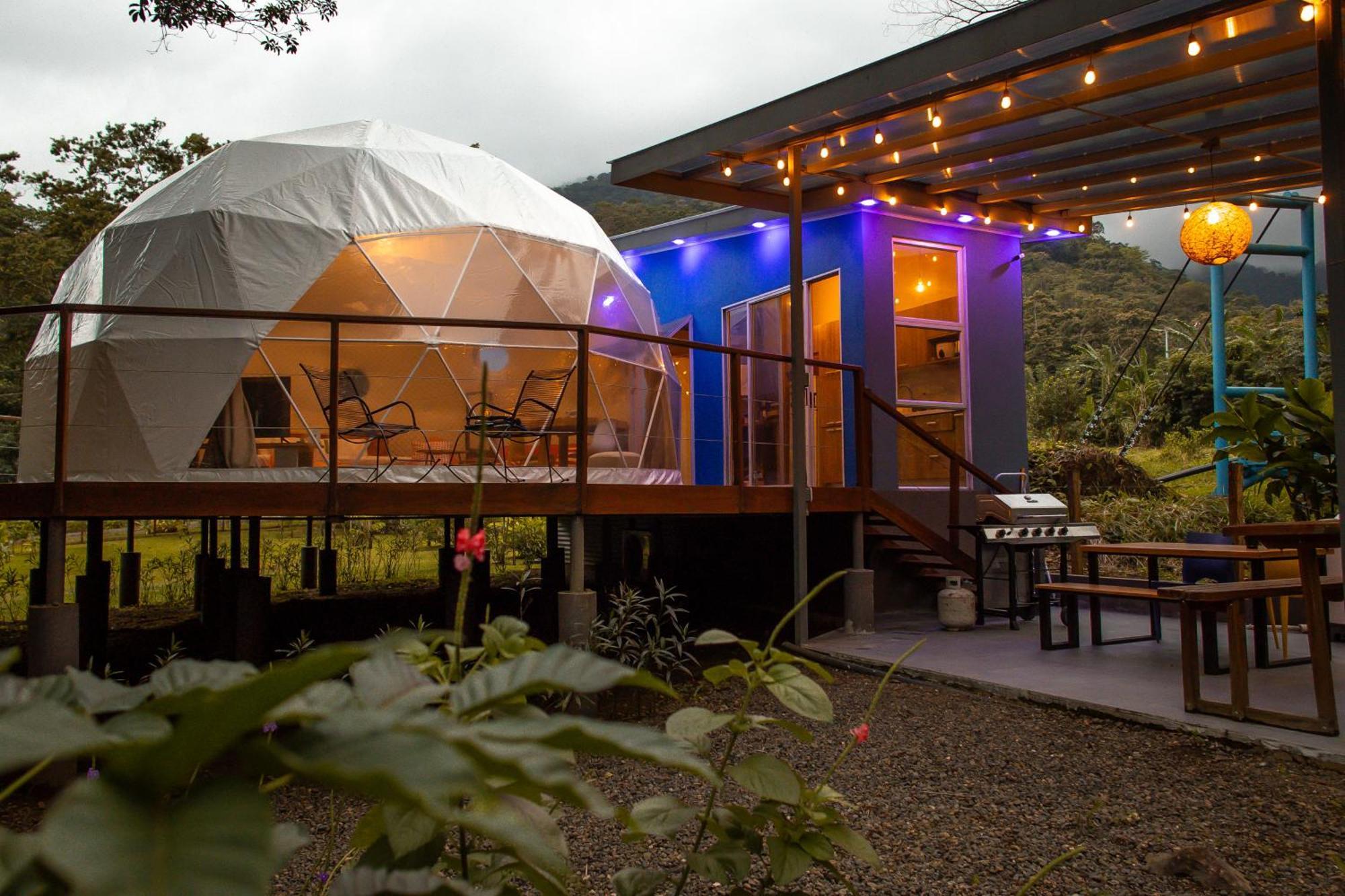 Bitzu Dome-Bijagua Riverside Glamping Buitenkant foto