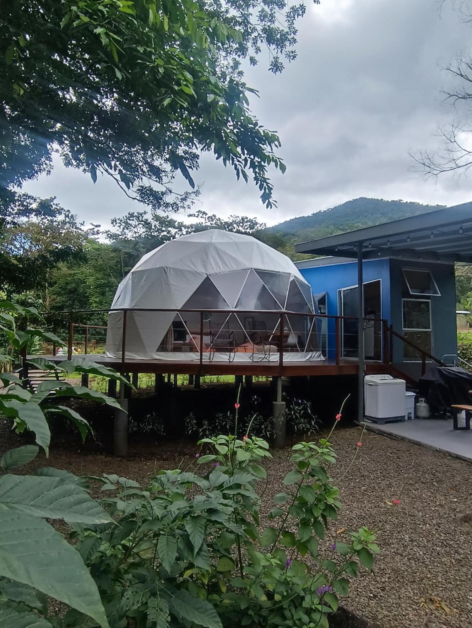Bitzu Dome-Bijagua Riverside Glamping Buitenkant foto