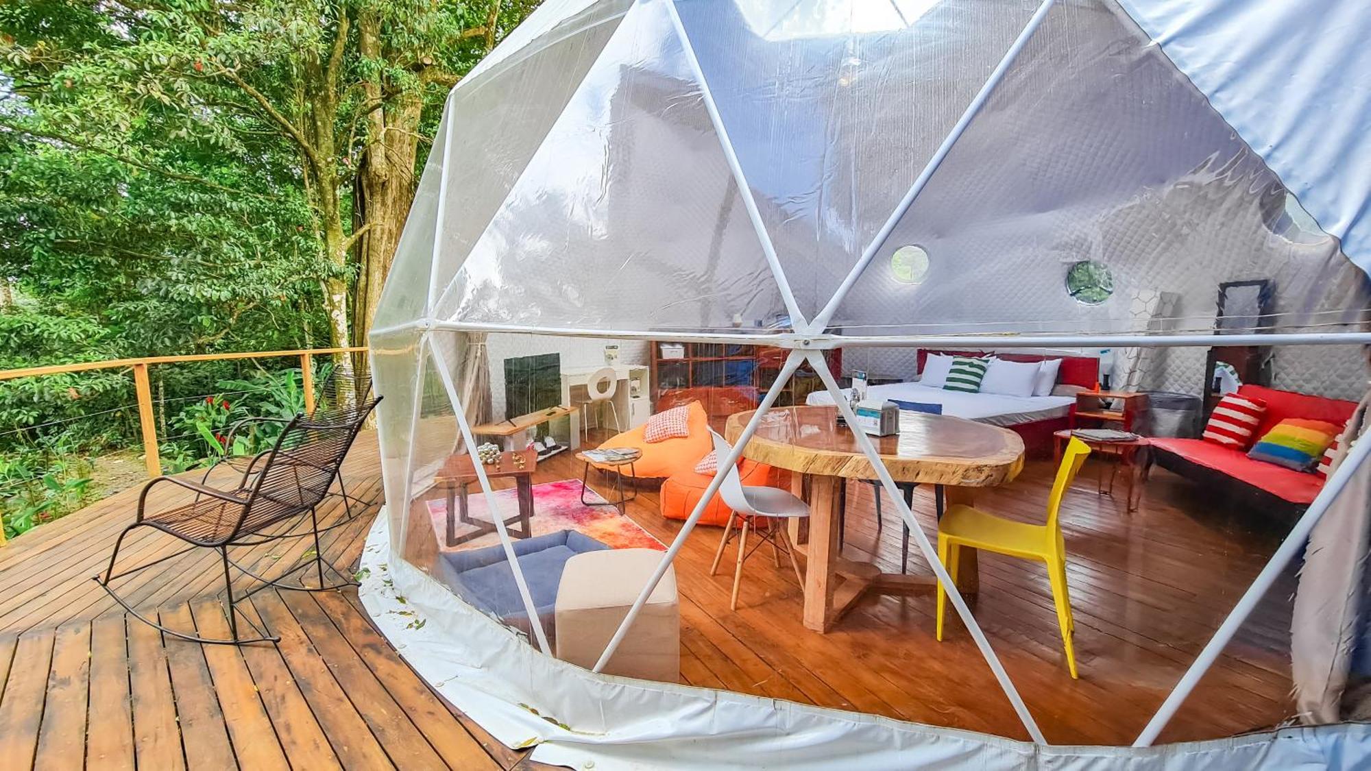 Bitzu Dome-Bijagua Riverside Glamping Buitenkant foto