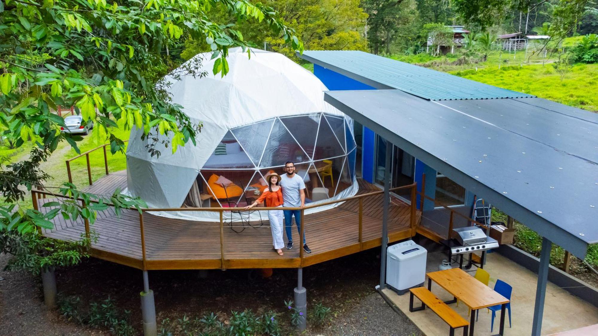 Bitzu Dome-Bijagua Riverside Glamping Buitenkant foto