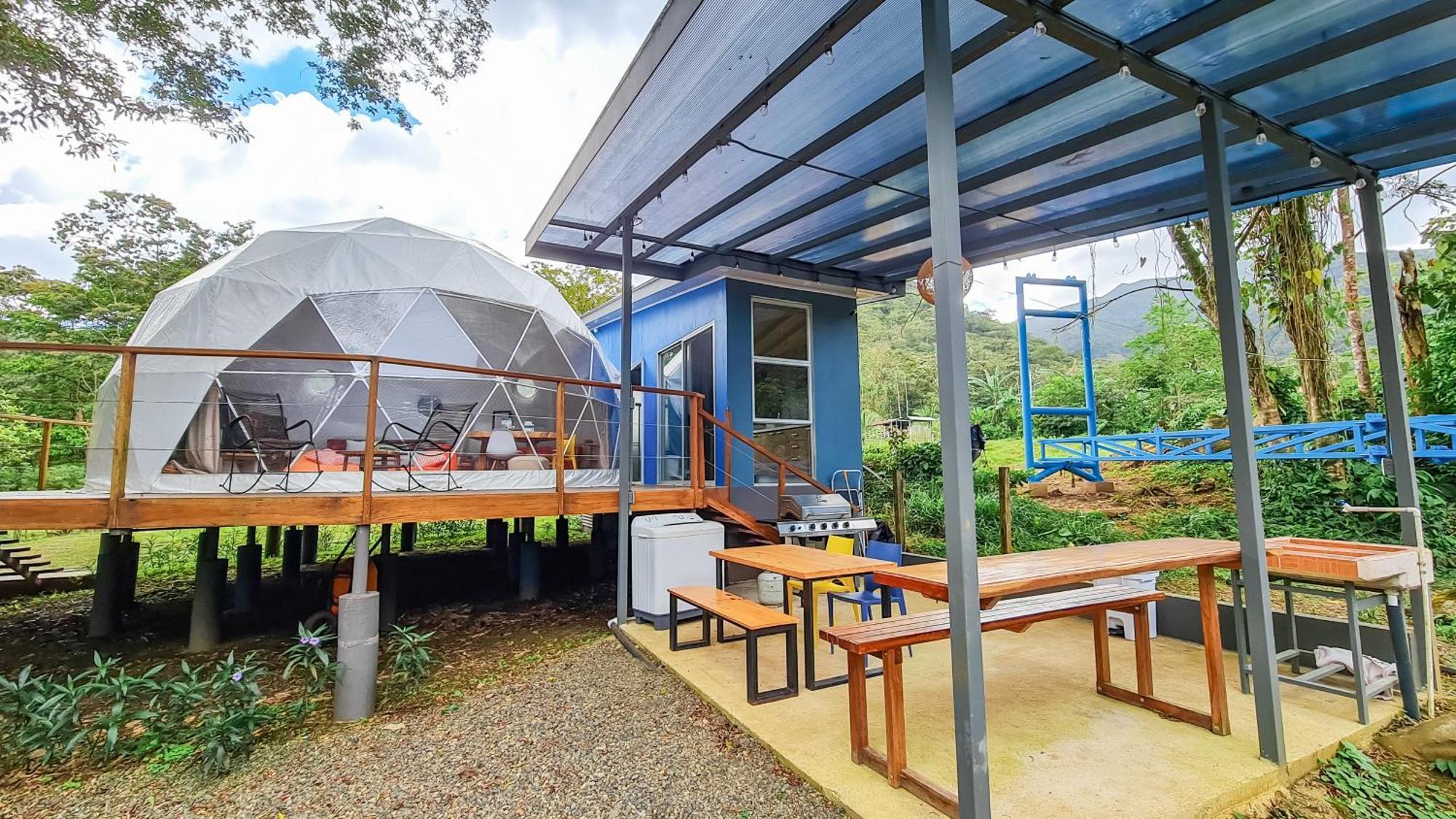 Bitzu Dome-Bijagua Riverside Glamping Buitenkant foto