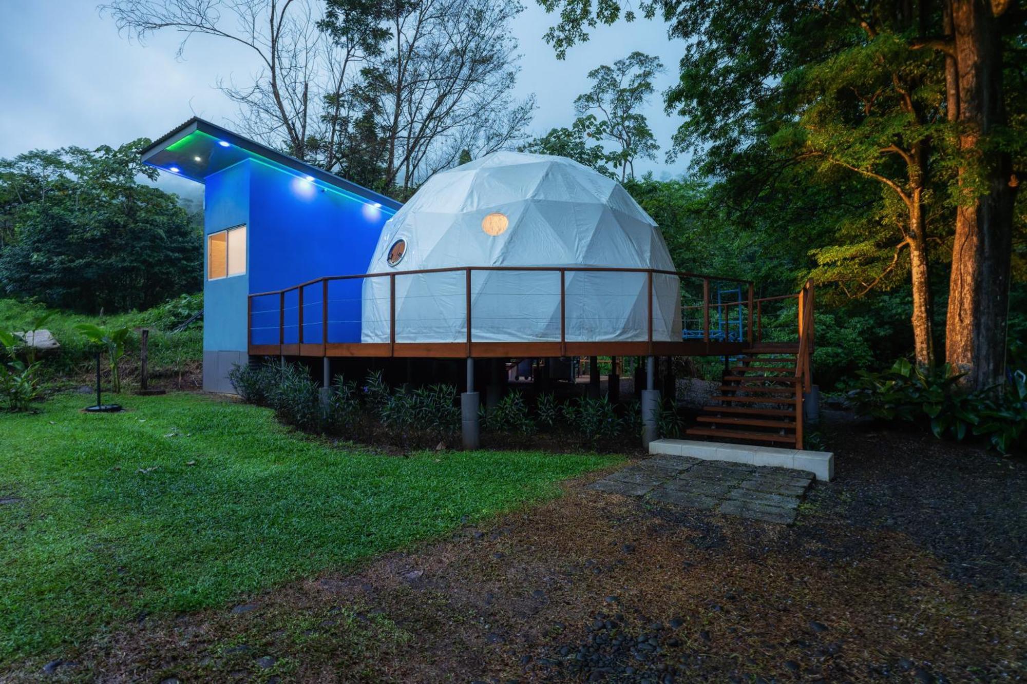 Bitzu Dome-Bijagua Riverside Glamping Buitenkant foto