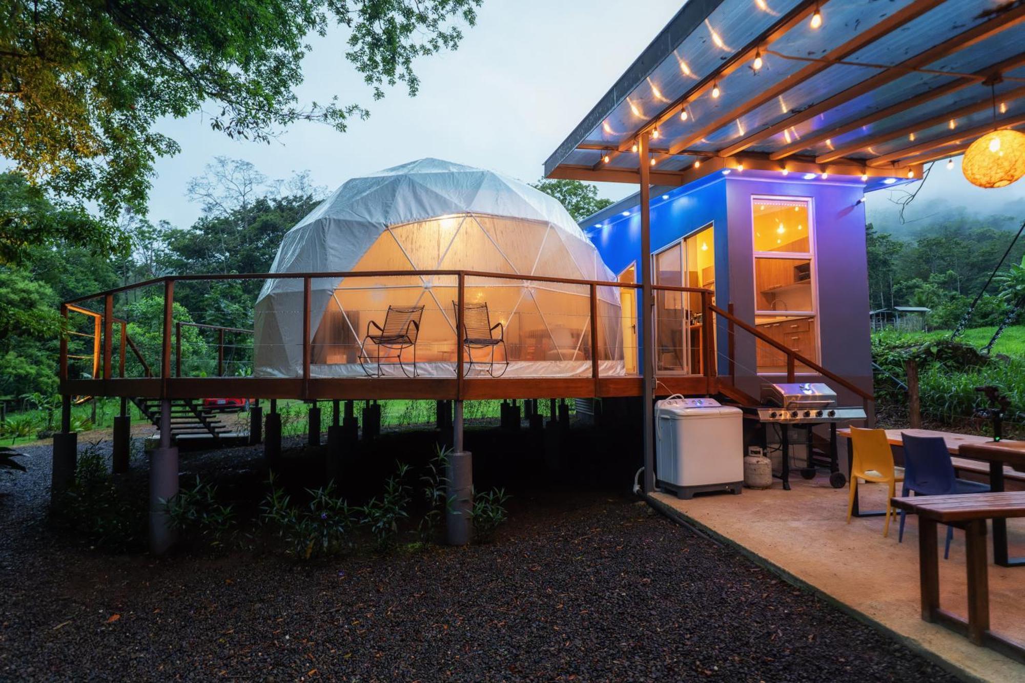 Bitzu Dome-Bijagua Riverside Glamping Buitenkant foto