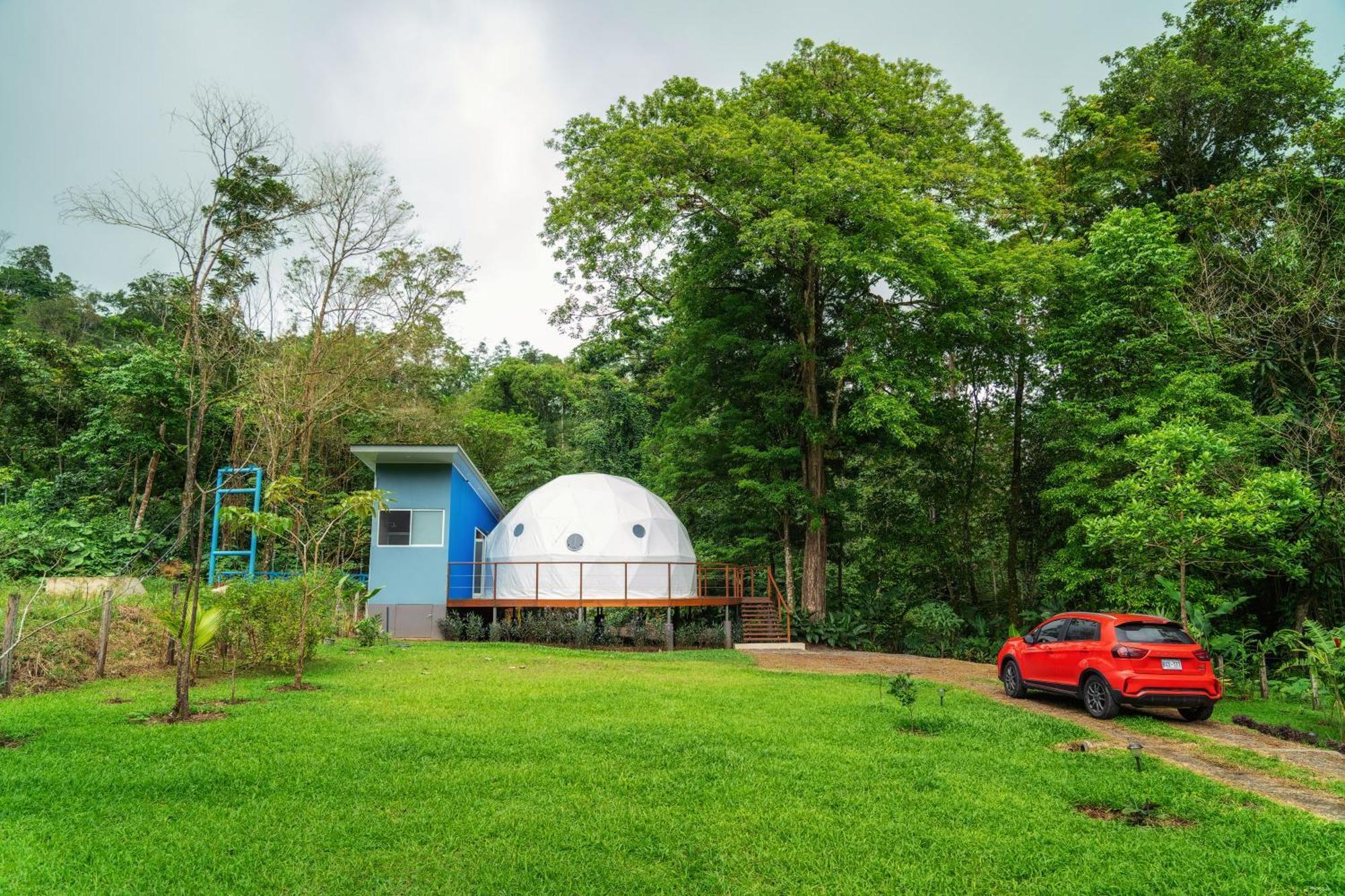Bitzu Dome-Bijagua Riverside Glamping Buitenkant foto