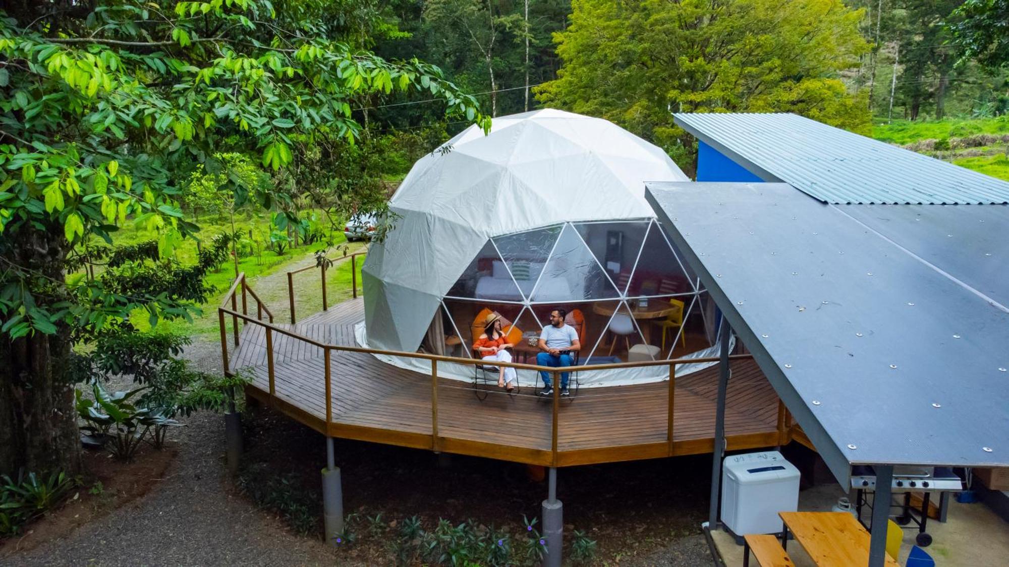 Bitzu Dome-Bijagua Riverside Glamping Buitenkant foto