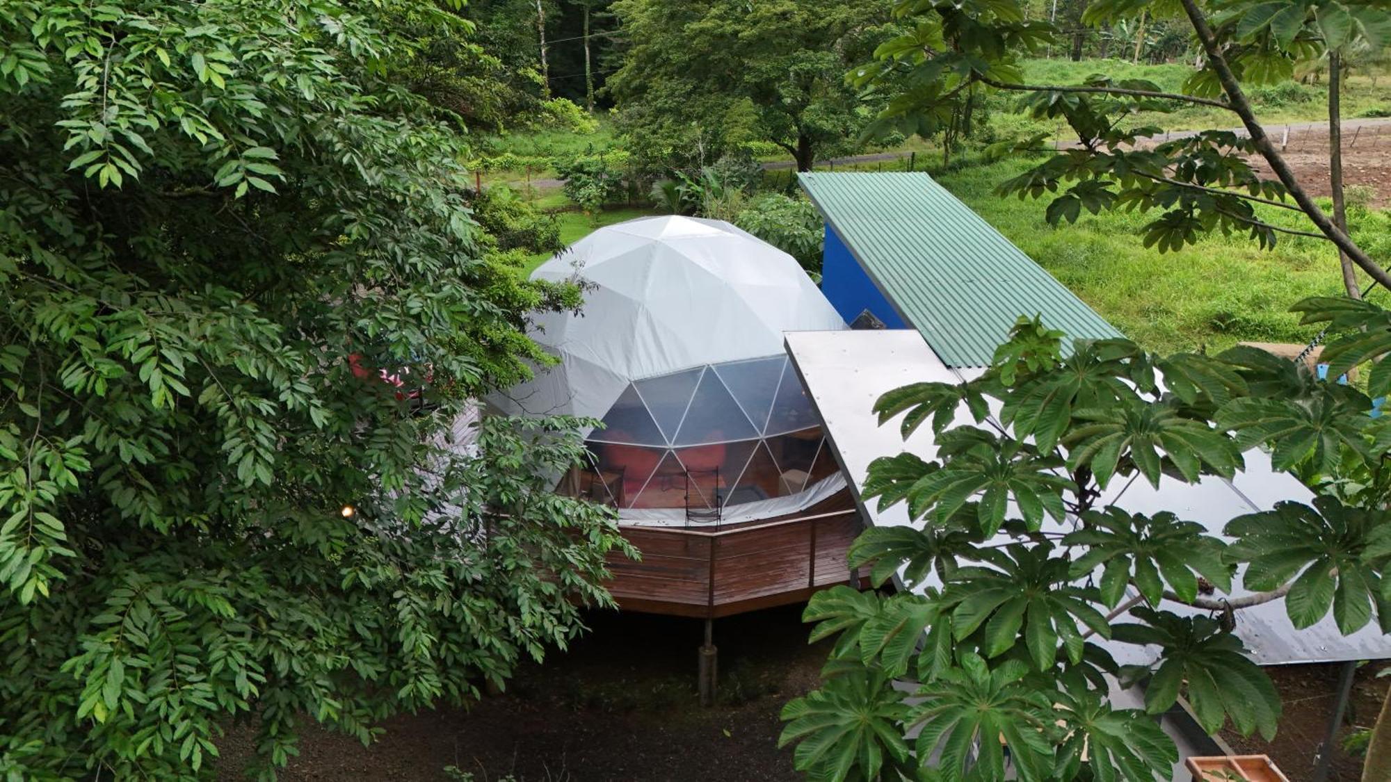 Bitzu Dome-Bijagua Riverside Glamping Buitenkant foto