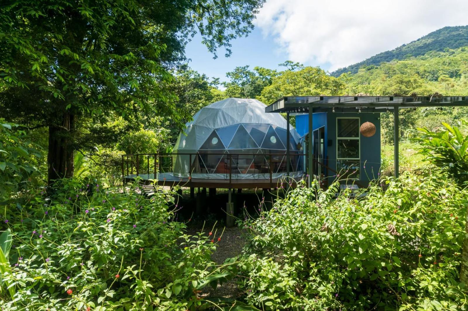 Bitzu Dome-Bijagua Riverside Glamping Buitenkant foto
