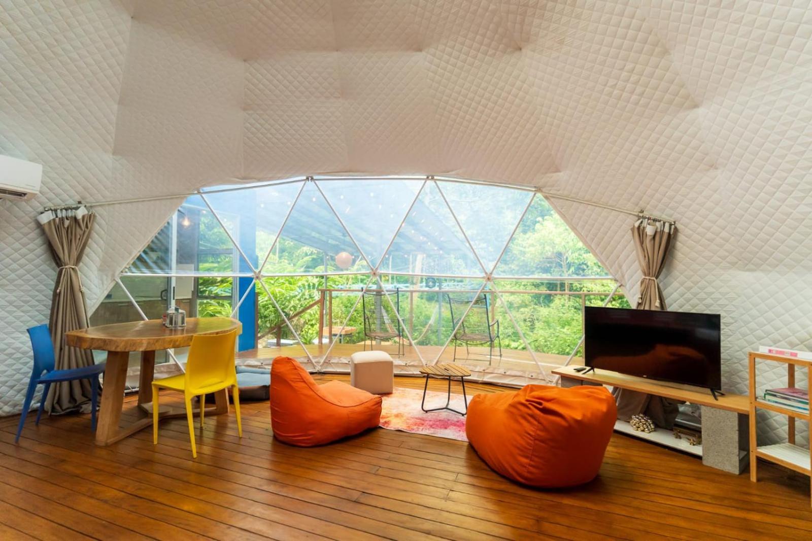 Bitzu Dome-Bijagua Riverside Glamping Buitenkant foto