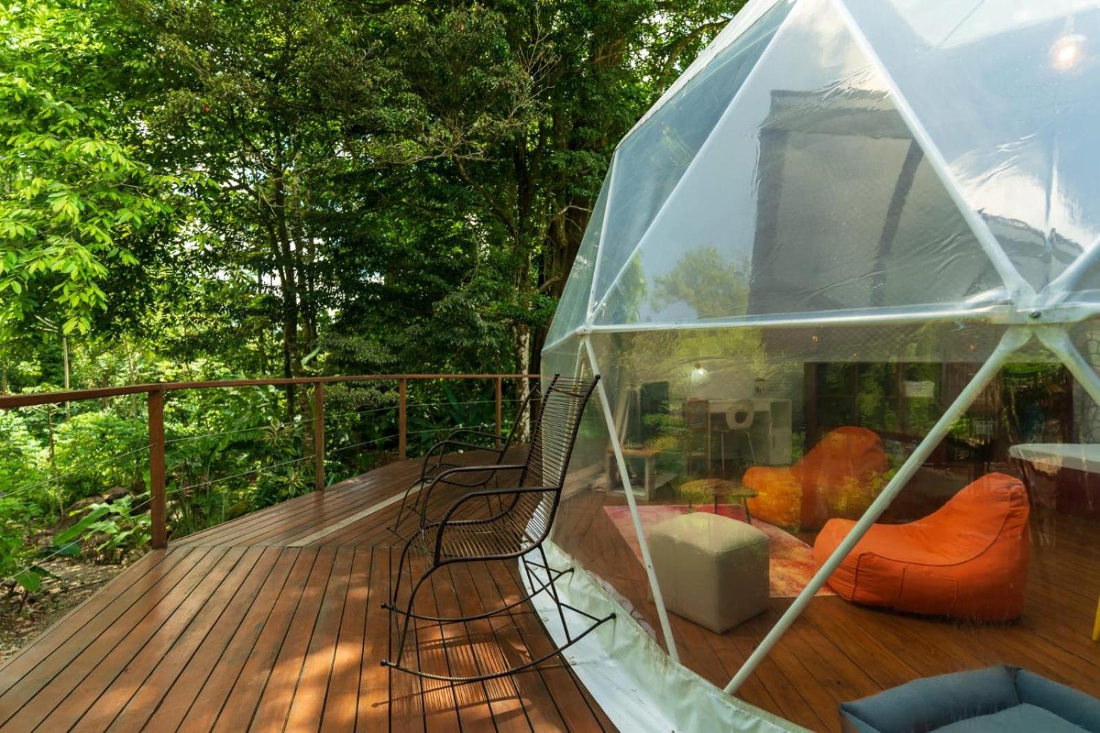 Bitzu Dome-Bijagua Riverside Glamping Buitenkant foto