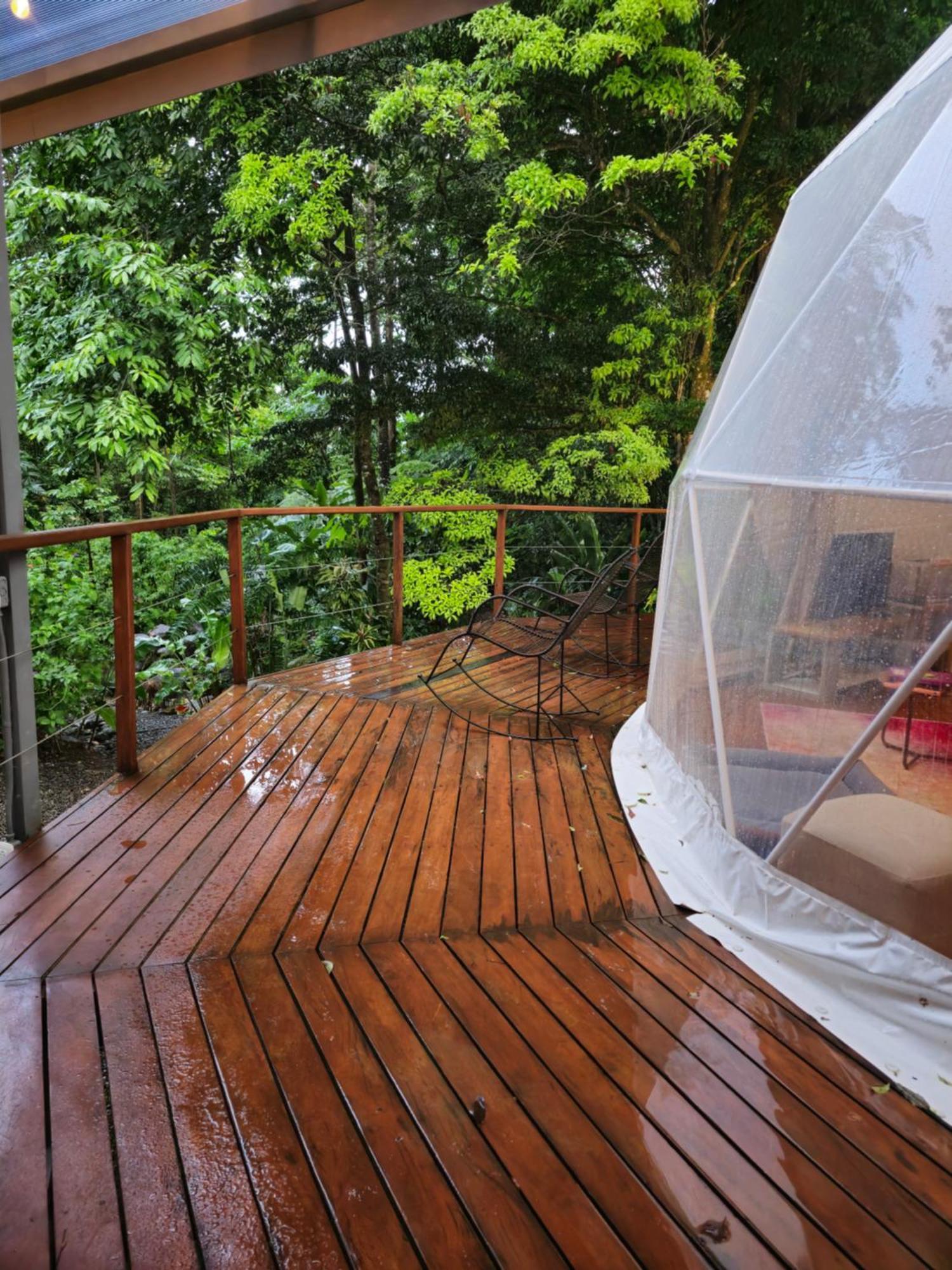 Bitzu Dome-Bijagua Riverside Glamping Buitenkant foto